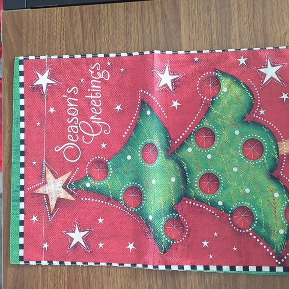 2/$12 Seasons Greeting Holiday Double Sided Garden Flag - Picture 1 of 4